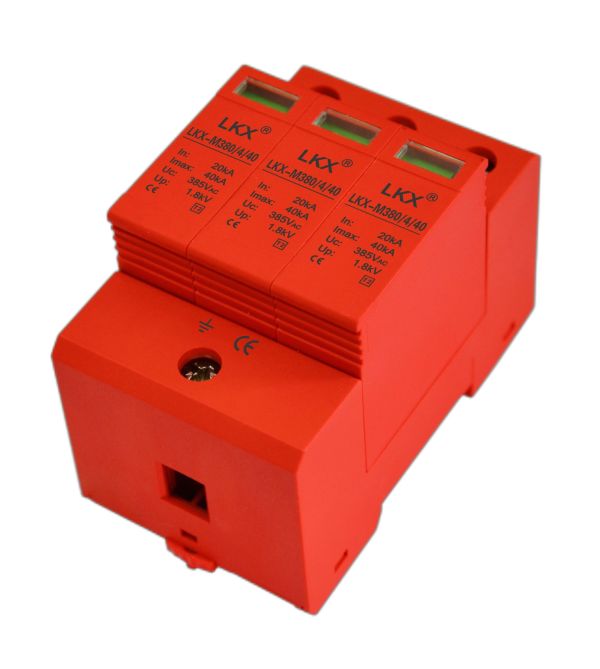 三相電源防雷模塊(3片、18mm)